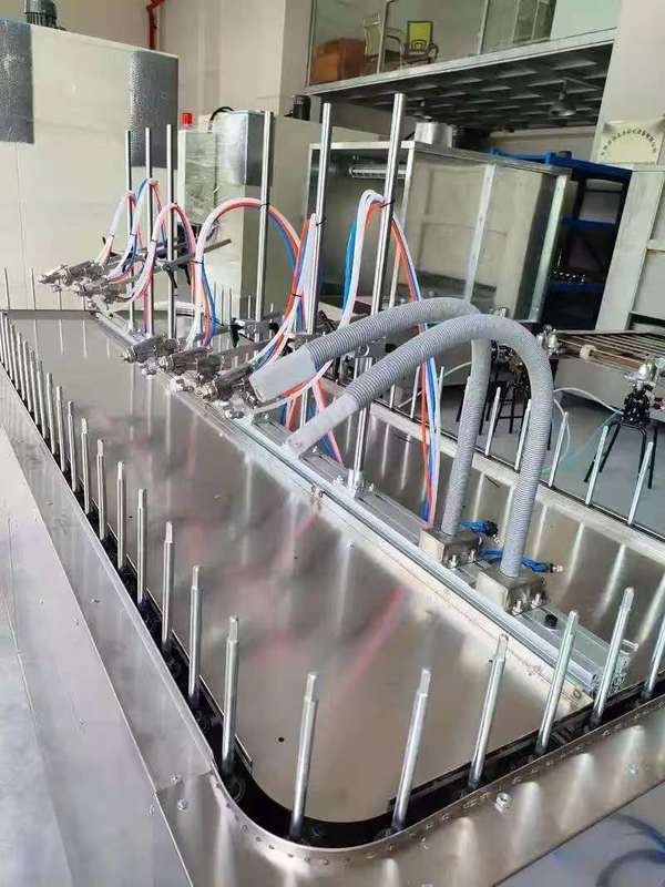 Automatic advanced Technology Non-Stick Coating Machine Latest Spray Paint Line