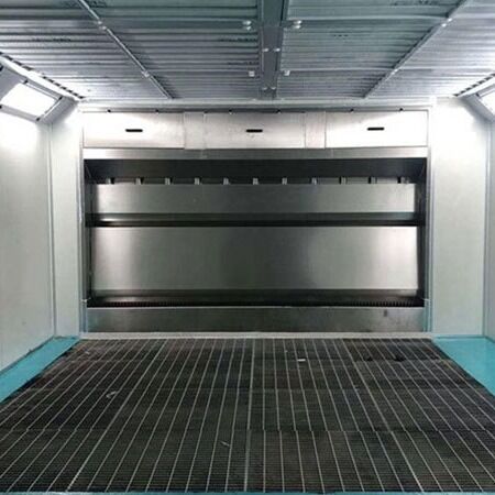 Series CT-D Industrial Open-Face Dry Filter Spray Booth