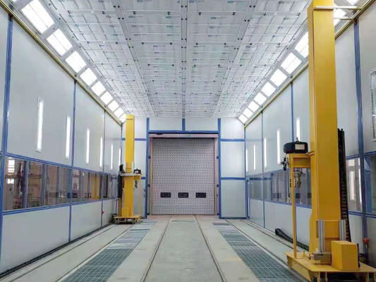أنظمة خبز تعمل بالديزل لطلاء أسطول المركبات التجارية  غرف رش كبيرة