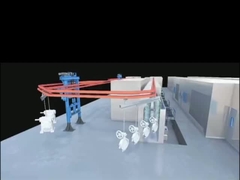 ناقل فوقي قوي خط طلاء مسحوق عمودي خط طلاء ناقل لطلاء متسق