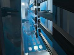 الكهرباء الستاتيكية التلقائية مسحوق طلاء خط نظام مسحوق طلاء آلة، تشديد الفرن ورذاذ بو