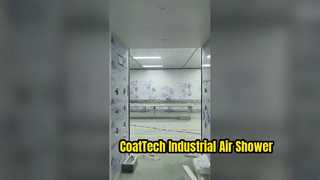 التحكم في تلوث نفق الدش الهوائي الصناعي عالي الأداء من CoatTech للبيئات الحرجة